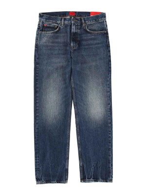 Hugo Boss: flared jeans - Cotton Denim Jeans