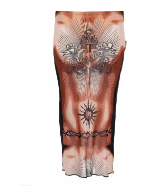 JEAN PAUL GAULTIER: Knielange und Midi Röcke - Midirock - Bunt