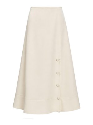 JIL SANDER: Gonne Lunghe - Gonna in raso
