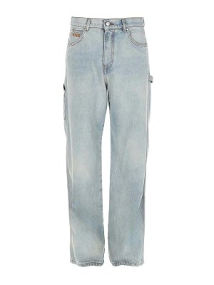 m.s.g.m.: jeans dritti, a sigaretta - Jeans Con Logo