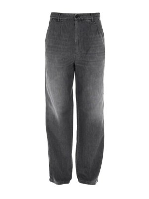 Maison Margiela: casual trousers - Jeans In Denim Di Cotone