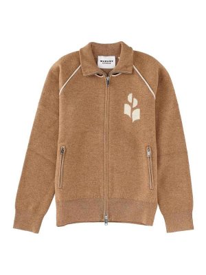Isabel Marant Etoile: Suéteres con cuello pico - Suéter Cuello Redondo - Beis
