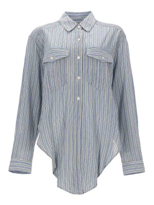 Isabel Marant Etoile: Camisas - Camisa - Azul Claro