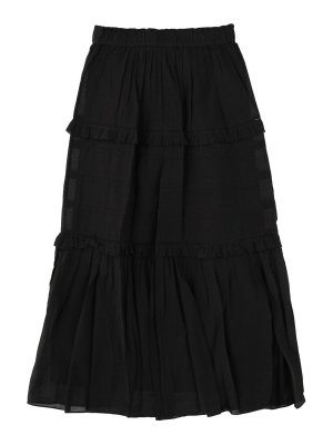 Isabel Marant Etoile: Faldas largas - Falda Larga - Negro