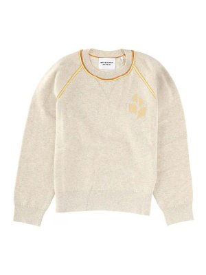 Isabel Marant Etoile: Suéteres con cuello pico - Suéter Cuello Redondo - Gris