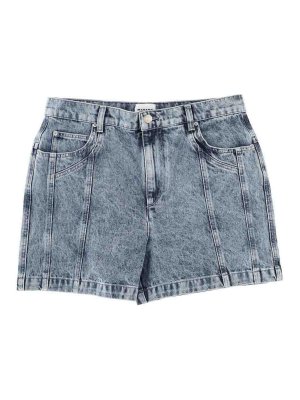 Isabel Marant Etoile: Shorts - Shorts - Denim