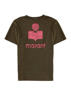 Isabel Marant Etoile: T-shirts - T-Shirt - Braun