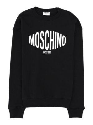 MOSCHINO: Sudaderas y suéteres - Sudadera - Negro