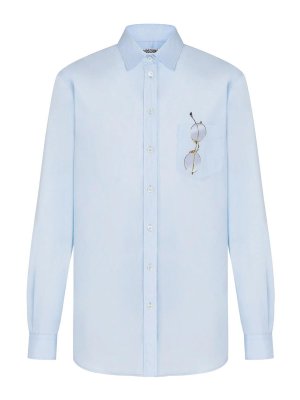 MOSCHINO: Hemden - Hemd - Hellblau