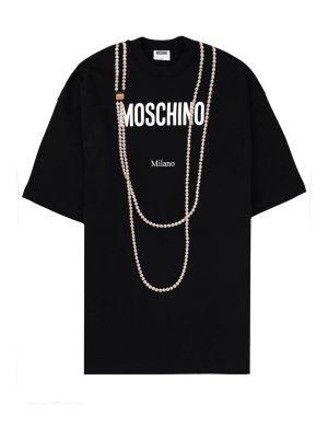 MOSCHINO: abiti corti - T-shirt Con Logo