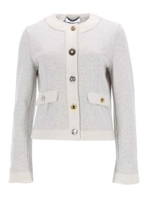 MOSCHINO: maglia collo rotondo - Cardigan Con Bottoni