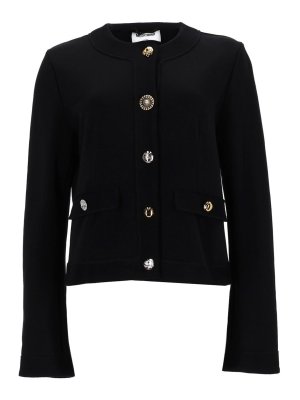 MOSCHINO: maglia collo rotondo - Cardigan Con Bottoni