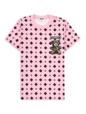 MOSCHINO: t-shirt - T-shirt con stampa