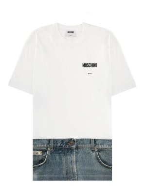 MOSCHINO: T-shirts - T-Shirt - Blanc