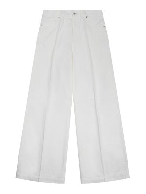 NINE IN THE MORNING: Jeans acampanados - Jeans Acampanados - Blanco