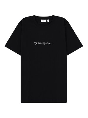 OFF-WHITE: T-shirts - T-Shirt - Schwarz