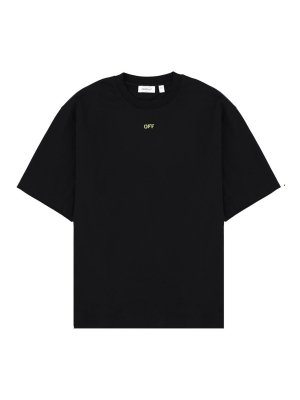 OFF-WHITE: T-shirts - T-Shirt - Noir