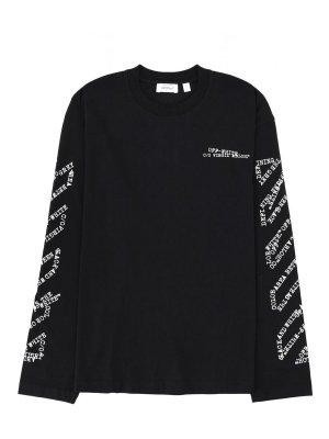 OFF-WHITE: T-shirts - T-Shirt - Noir