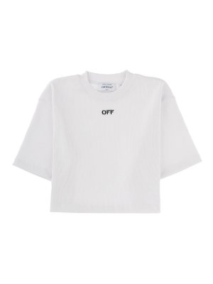 OFF-WHITE: T-shirts - T-Shirt - Weiß