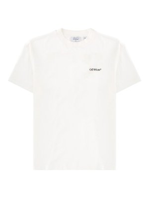 OFF-WHITE: T-shirts - T-Shirt - Weiß