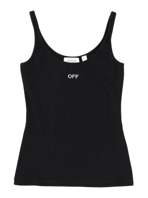 OFF-WHITE: Tops & Tank tops - Tank Top With Logo
