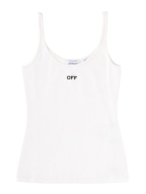 OFF-WHITE: Top e canotte - Canotta Con Logo