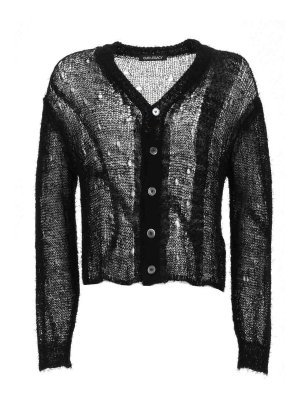 OUR LEGACY: maglia collo rotondo - Cardigan Traforato