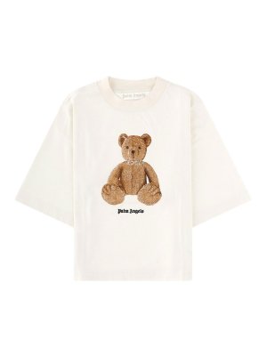Palm Angels: T-shirts - T-Shirt - Weiß