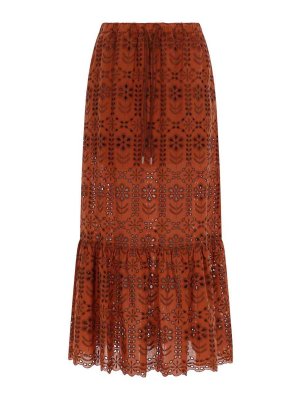 PS BY PAUL SMITH: Faldas largas - Falda Larga - Marrón