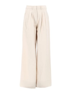 PT TORINO: pantaloni casual - Pantalone  In Lino E Cotone