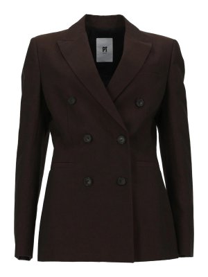 PT TORINO: casual jackets - Linen and cotton jacket