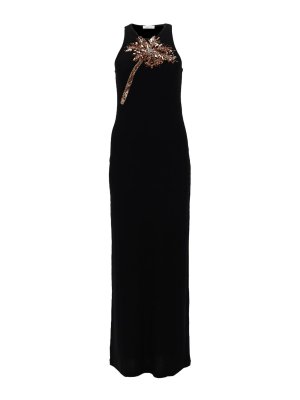 RABANNE: Maxi robe - Maxi Robe - Noir