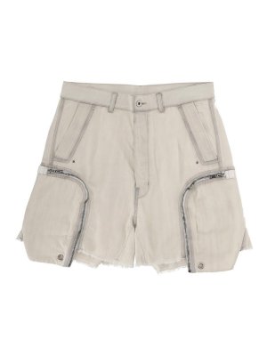 RICK OWENS: Hosen Shorts - Shorts - Weiß