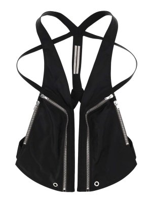 RICK OWENS: Chalecos - Chaleco - Negro