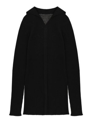 RICK OWENS: crew necks - Ribbed  Knit