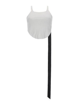 RICK OWENS: Tops y camisetas sin mangas - Top - Blanco