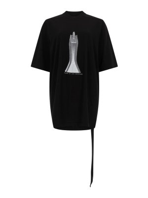 RICK OWENS: T-shirts - T-Shirt - Schwarz
