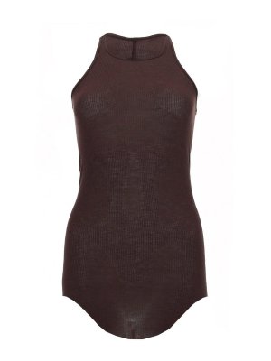 RICK OWENS: Tops y camisetas sin mangas - Top - Marrón