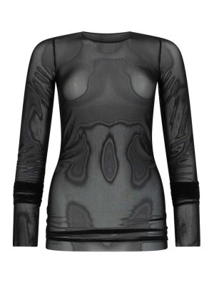 RICK OWENS: t-shirts - Basic Ls T T-Shirt