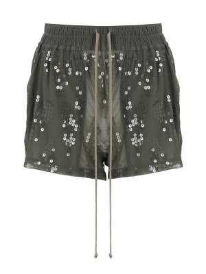 RICK OWENS: Hosen Shorts - Shorts - Grün