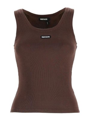 ROTATE Birger Christensen: Tops und Tank Tops - Top - Braun