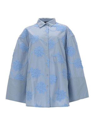ROTATE Birger Christensen: Camisas - Camisa - Azul