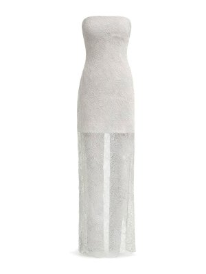 ROTATE Birger Christensen: Vestidos largos - Vestido Largo - Rosado Claro
