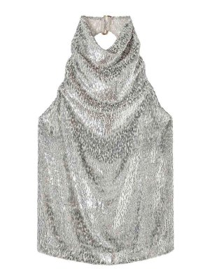 STELLA McCARTNEY: Tops y camisetas sin mangas - Top - Plata