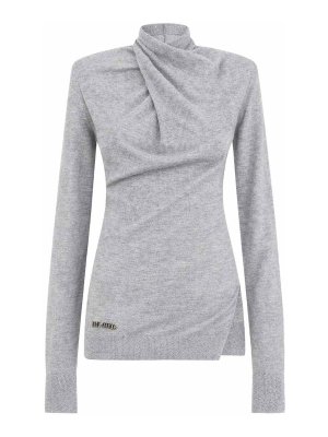 The Attico: crew necks - Wool Jersey