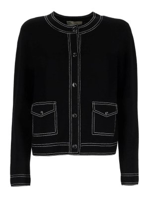 TORY BURCH: Cardigans - Cardigan - Schwarz