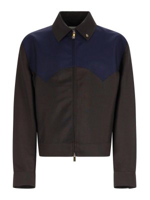 VERSACE: Casualjacken - Casualjacke - Braun