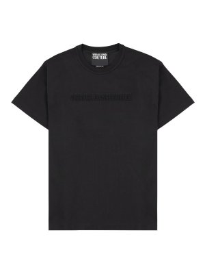 Versace Jeans Couture: T-shirts - T-Shirt - Schwarz