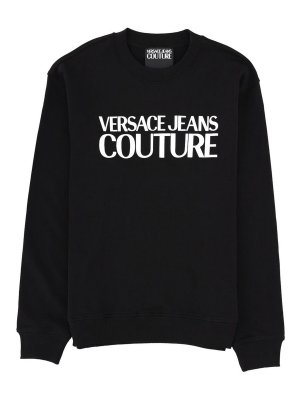 Versace Jeans Couture: Sudaderas y suéteres - Sudadera - Negro