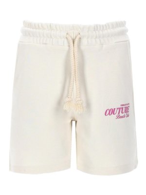Versace Jeans Couture: Trousers Shorts - Shorts With Logo